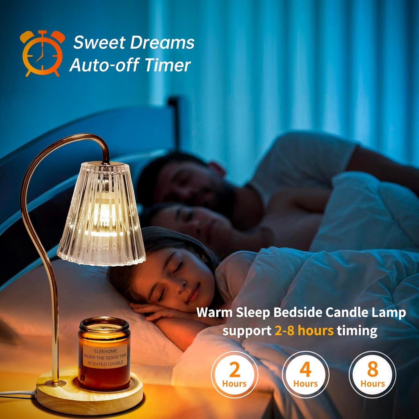 Lampara curva para derretir velas - Candle Warmer Lamp