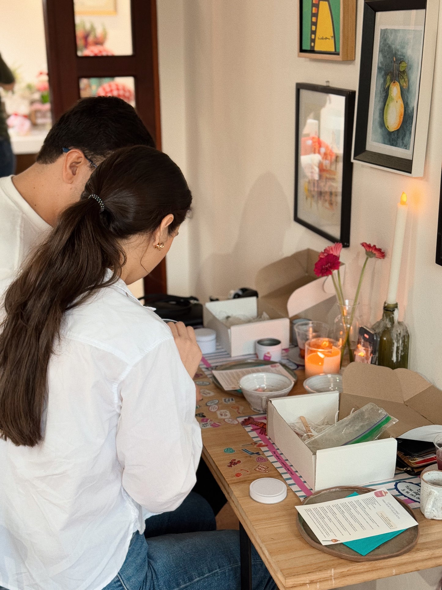 Taller aromática y creativo edición San Valentín “El arte de Amar" en colaboración con la ilustradora Andrea Guerrero