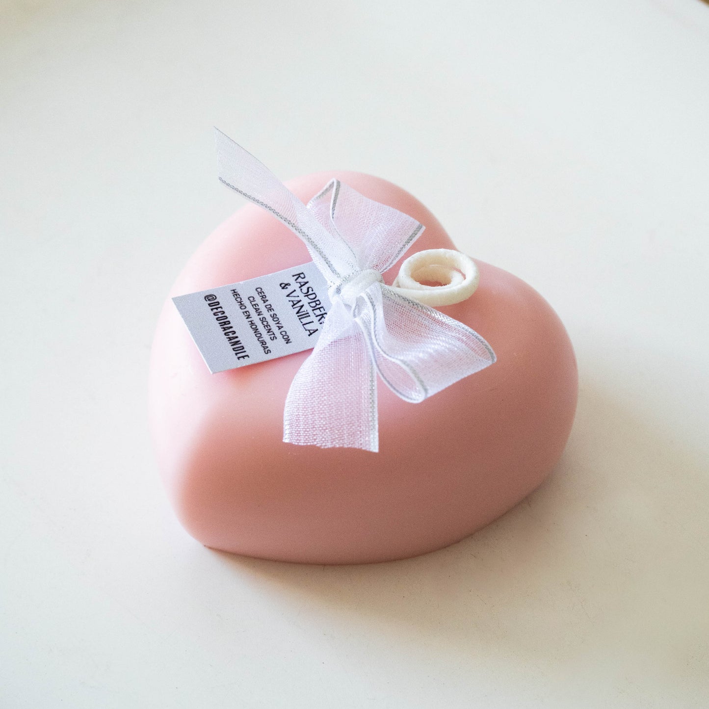 Heart Candle - Vela aromática decorativa en forma de corazón