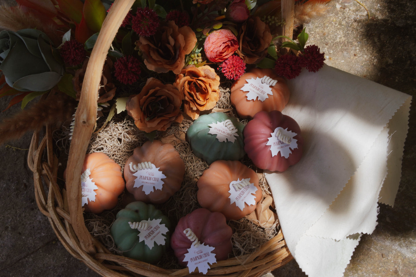 Pumpkin Candles – Velas Ornamentales en forma de Calabaza aroma Pumpkin Chai