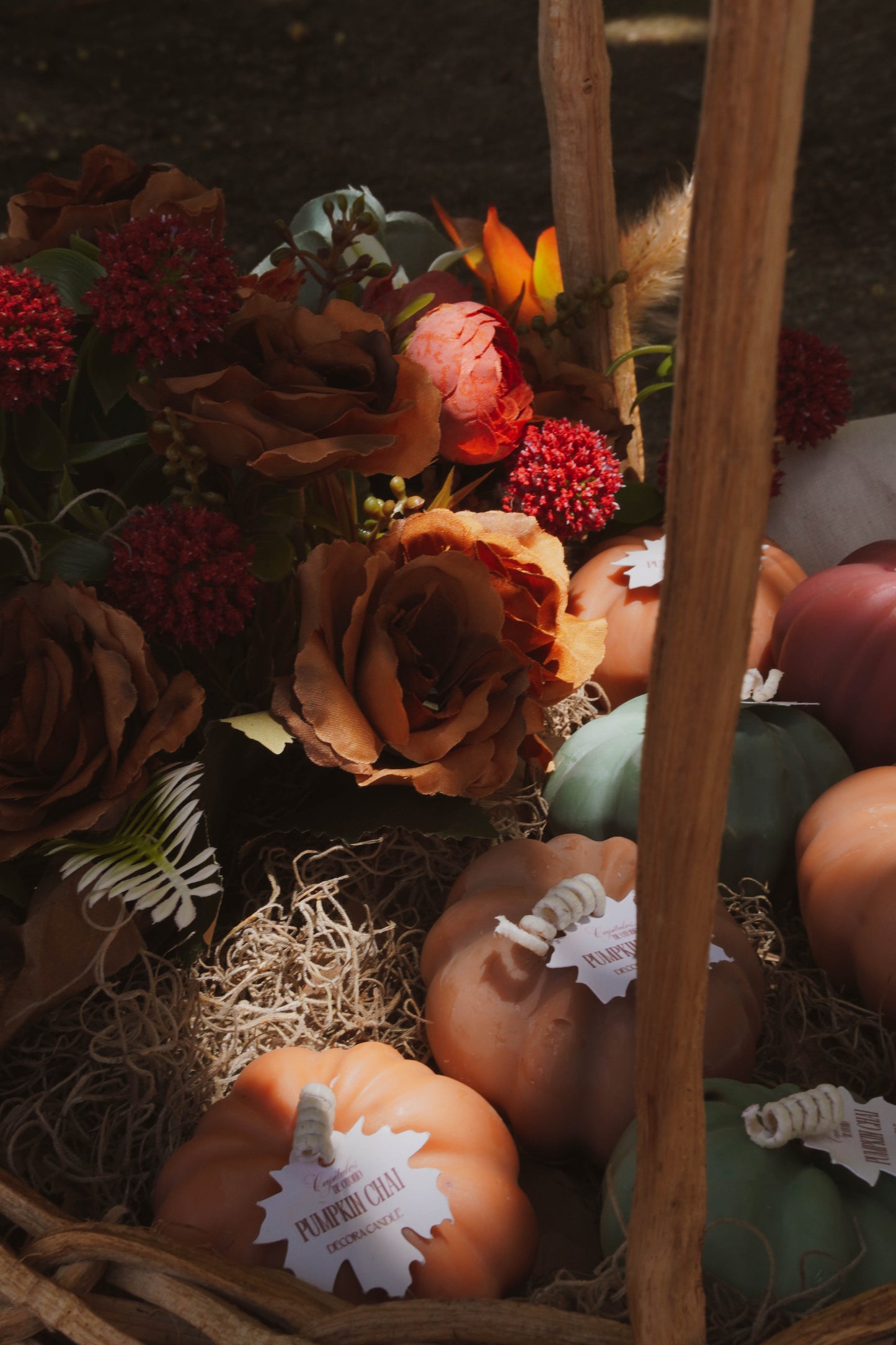 Pumpkin Candles – Velas Ornamentales en forma de Calabaza aroma Pumpkin Chai