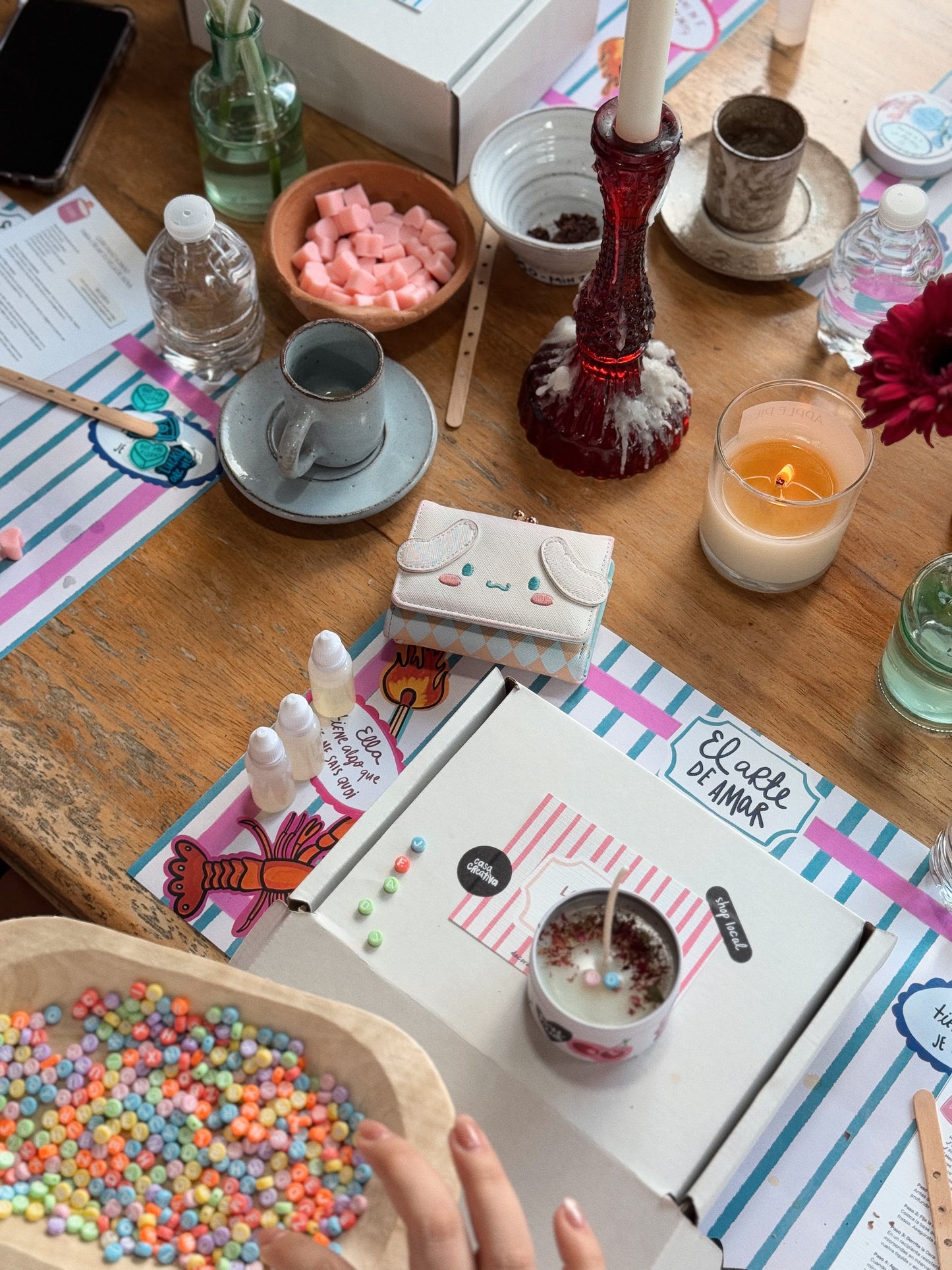 Taller aromática y creativo edición San Valentín “El arte de Amar" en colaboración con la ilustradora Andrea Guerrero