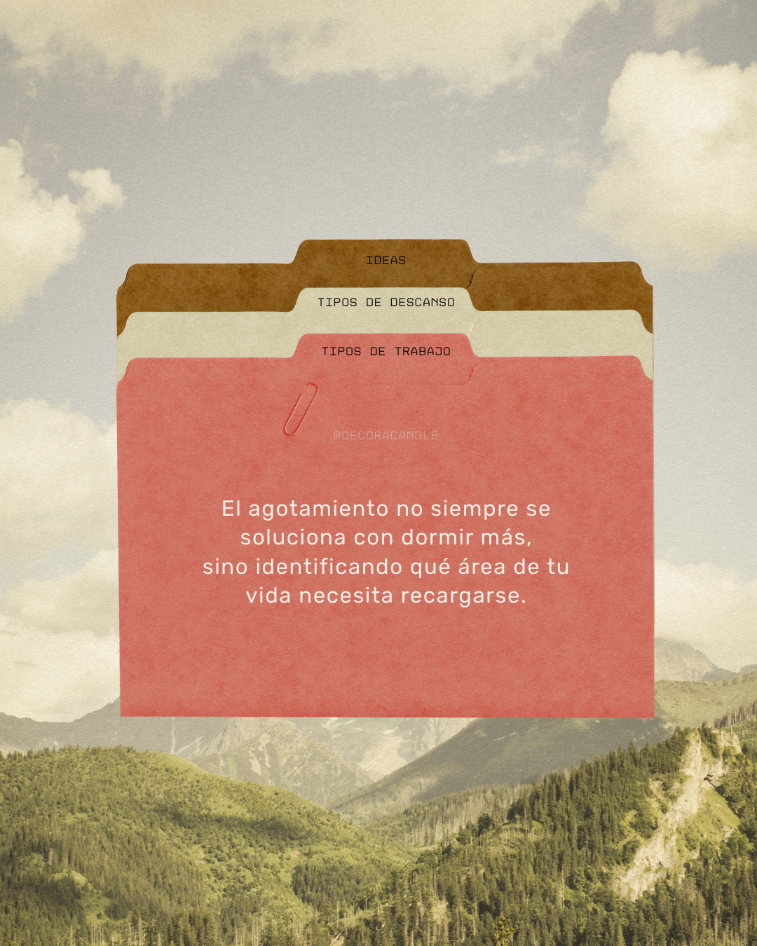 Aprende a descansar para ser más eficiente 🕯️✨