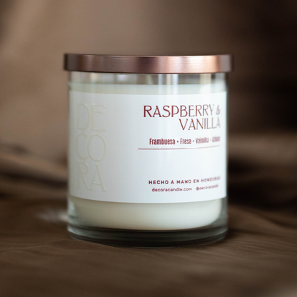 Raspberry & Vanilla - Classic Candle