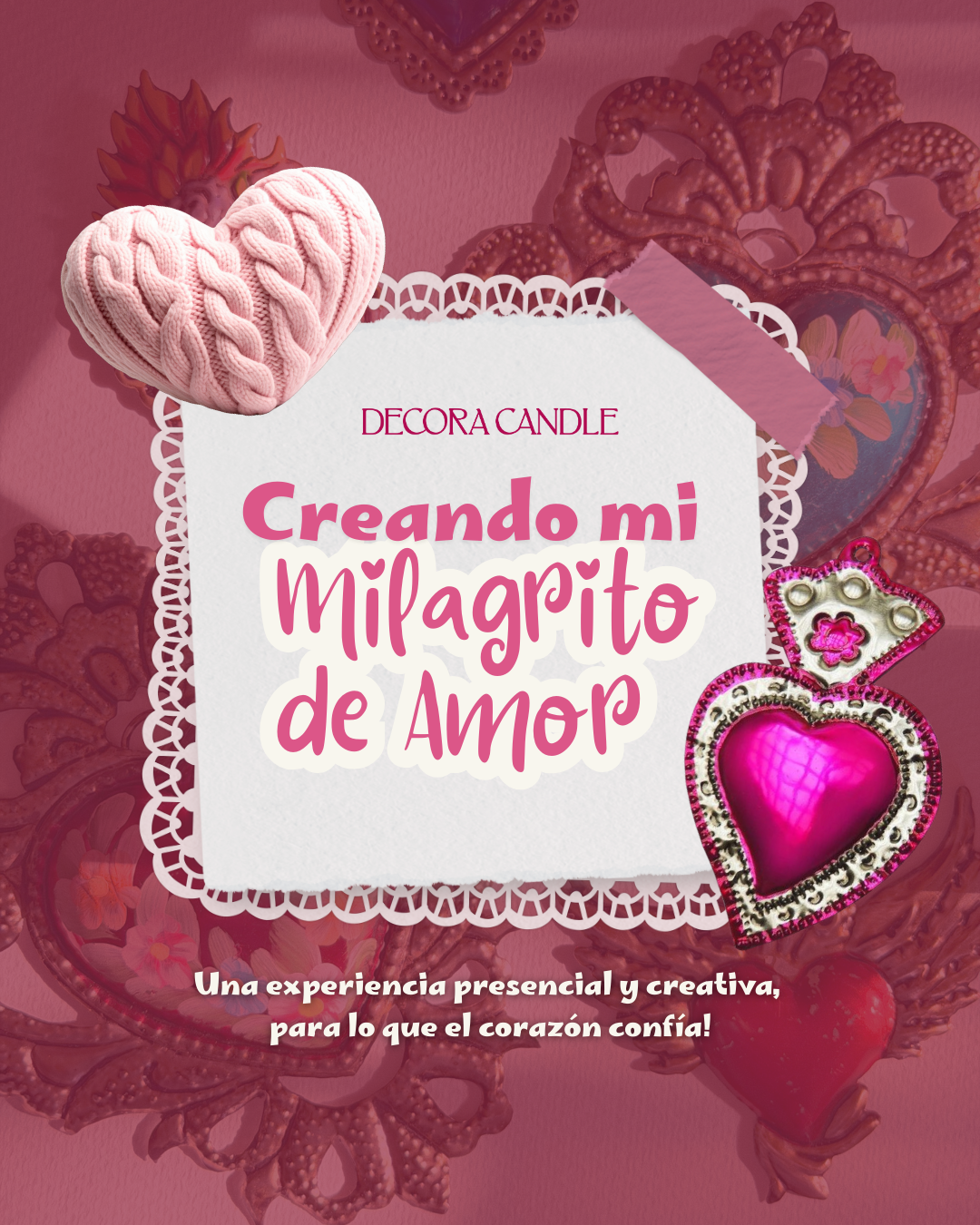 Taller Creativo · Creando mi Milagrito de Amor | Febrero 2026