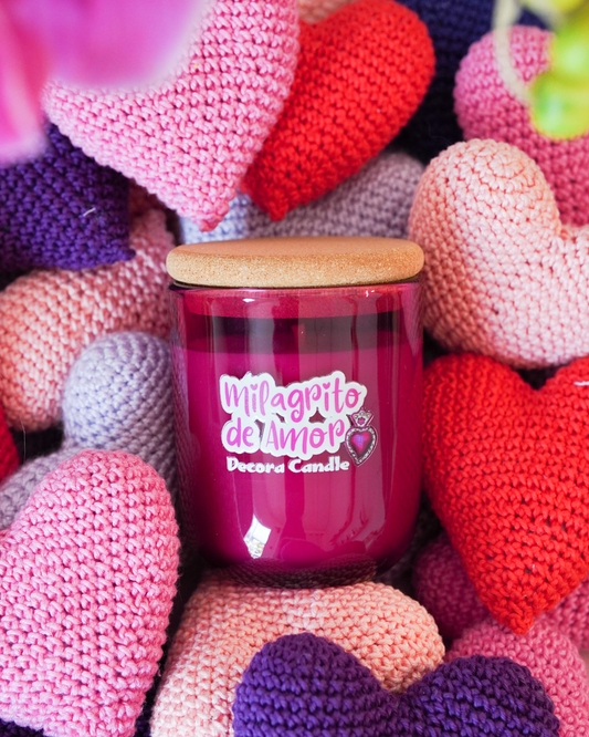 Vela Pequeña Milagrito de Amor · Edición Limitada | Cera de Soya | Mini 4 oz