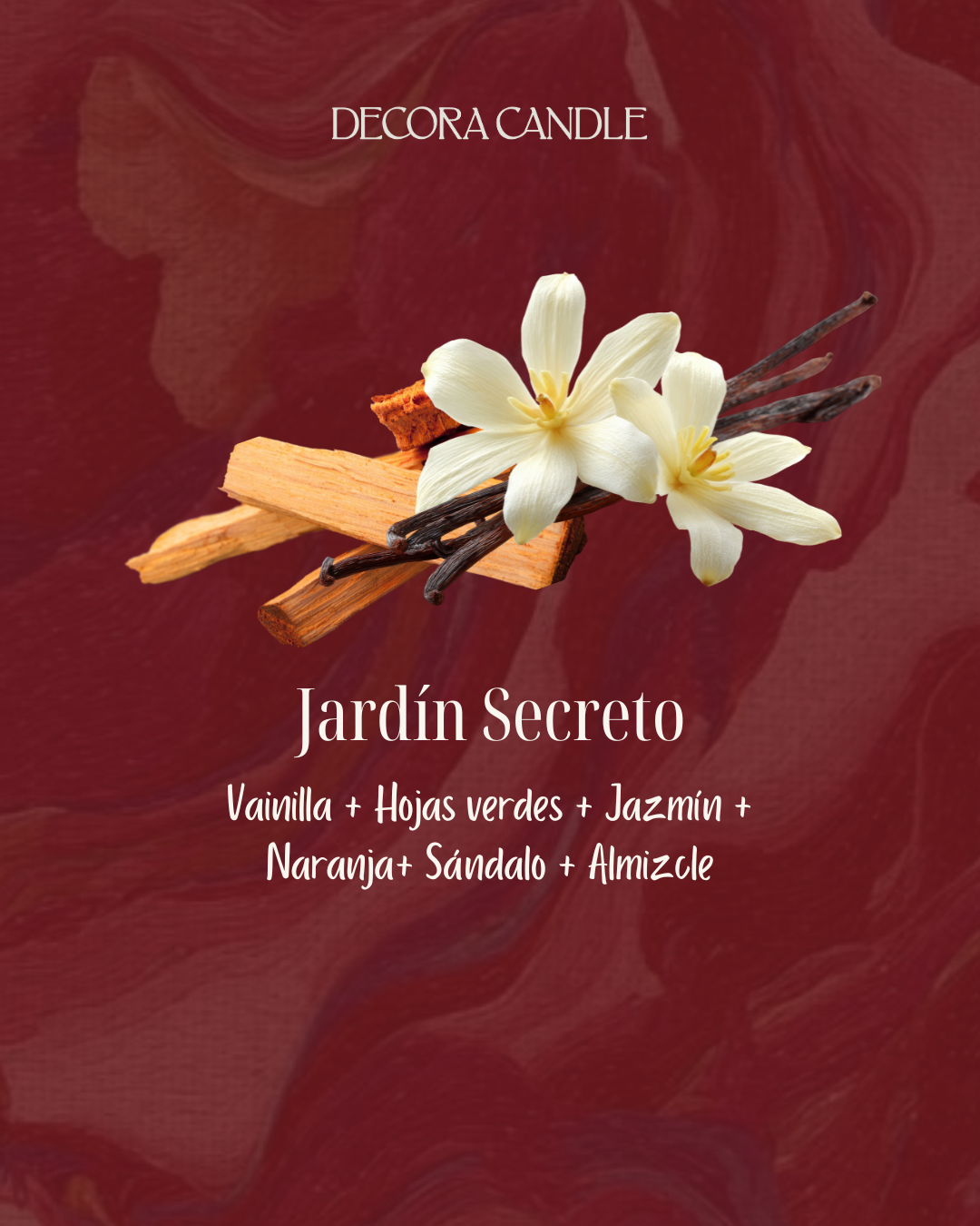 Blooming Candle · Jardín Secreto | Colección Jardín Eterno