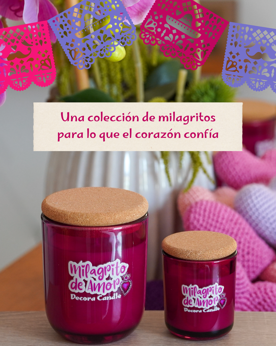 Vela Pequeña Milagrito de Amor · Edición Limitada | Cera de Soya | Mini 4 oz