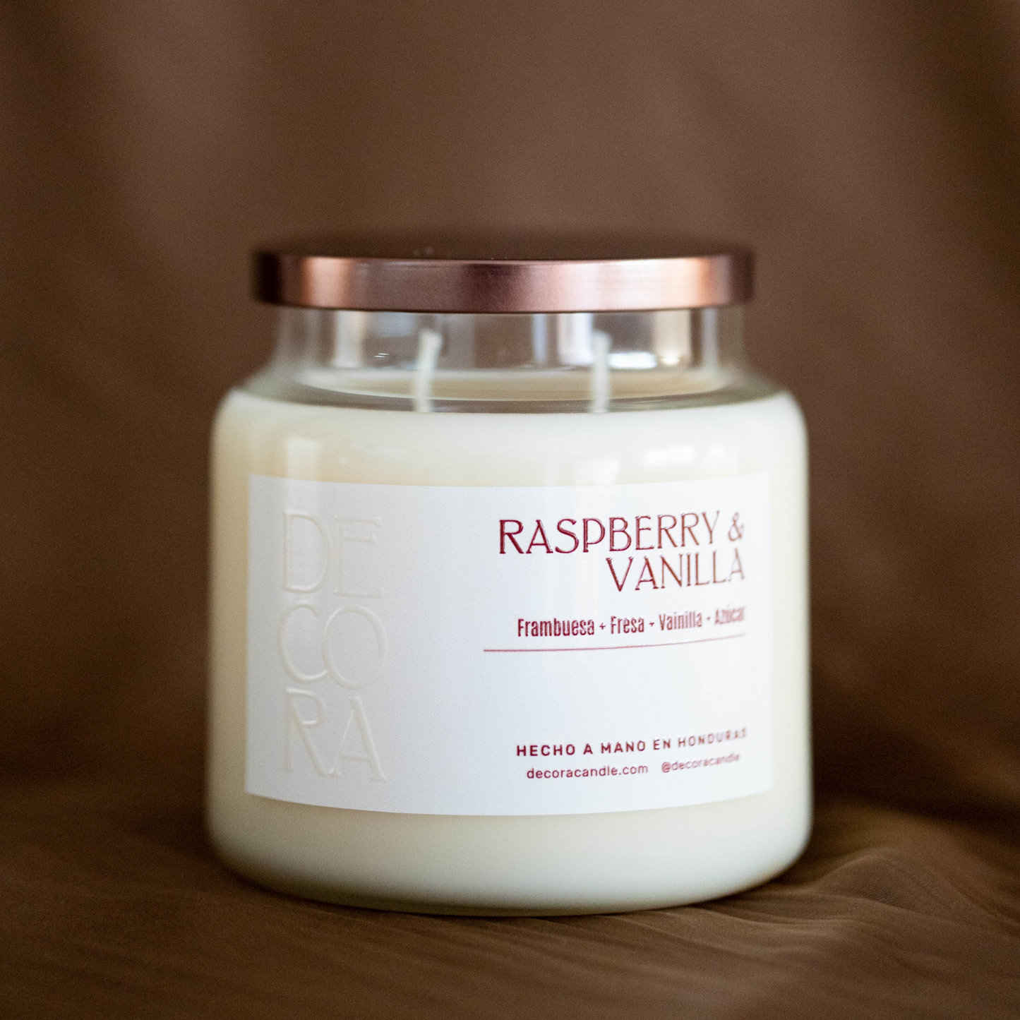 Raspberry & Vanilla - Apothecary Candle 16 oz