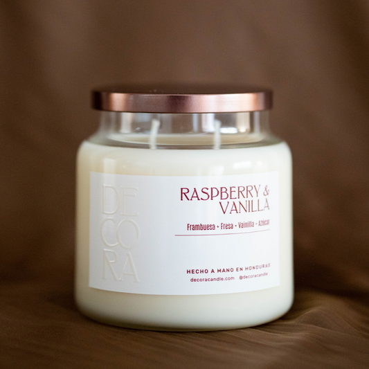 Raspberry & Vanilla - Apothecary Candle