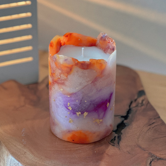 Aurora Candle - Vela artesanal con opciones de aroma y color