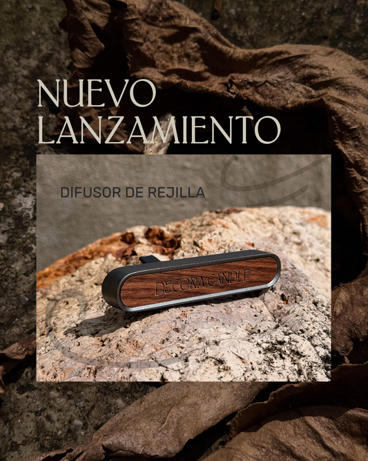 Difusor de Rejilla para Auto – Aroma en Barra para Carro | Diseño de Acero Reutilizable