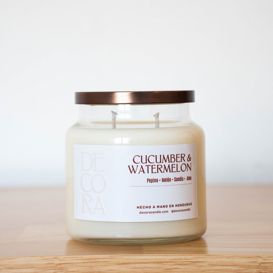 Cucumber & Watermelon - Apothecary Candle