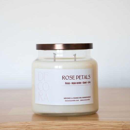 Rose Petals - Apothecary Candle