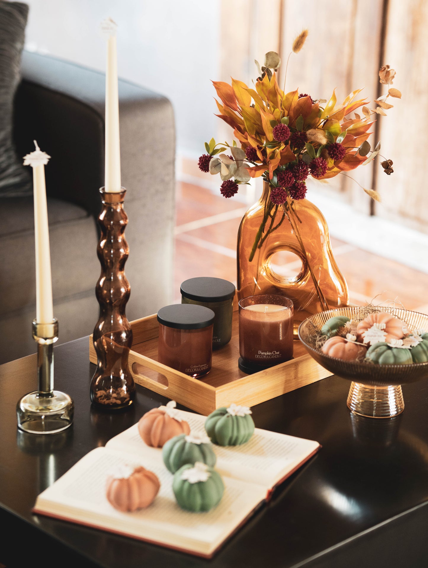 Pillar Candles – Velas Ornamentales para Candelabros