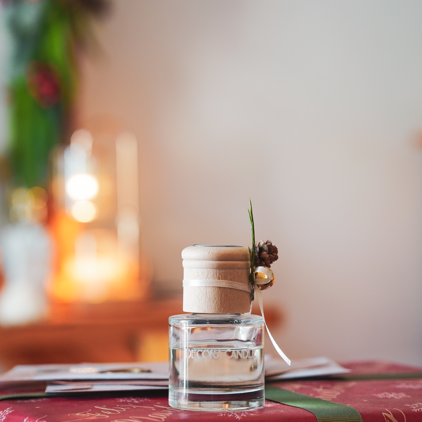 Difusor de junco edición Navideña | Mini Reed Diffuser decorado